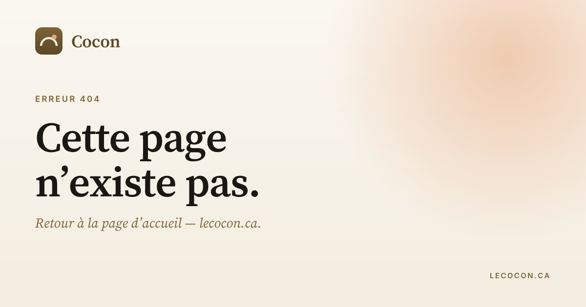 Aperçu Open Graph pour /404