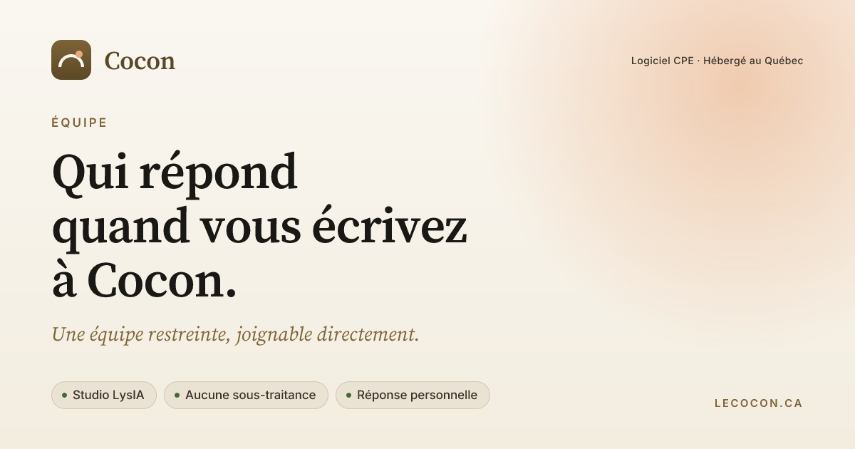 Aperçu Open Graph pour /equipe