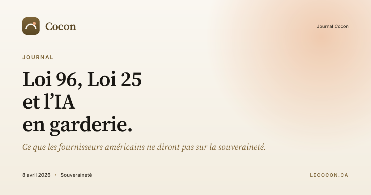 Aperçu Open Graph pour /journal/bill-96-loi-25-ia